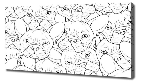 Tablou pe pânză Bulldogs franceză