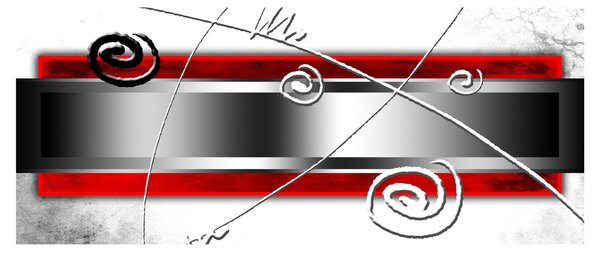 Tablou abstract (120x50 cm)