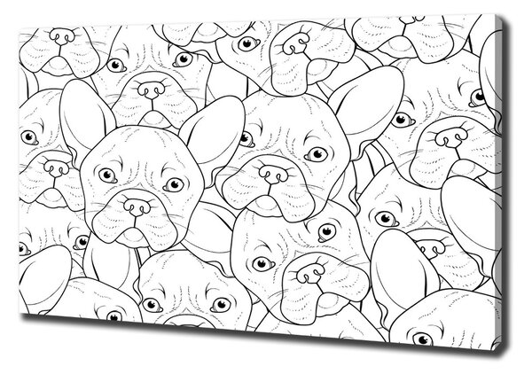 Tablou pe pânză Bulldogs franceză