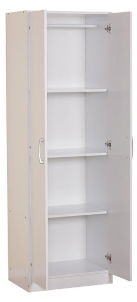 Dulap 2 usi Jonar alb melamina 60x42x180 cm