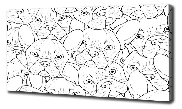 Tablou pe pânză Bulldogs franceză