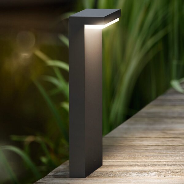 Philips Lampă cu soclu LED Bustan, 2.700 K, Negru, Metal, Modern