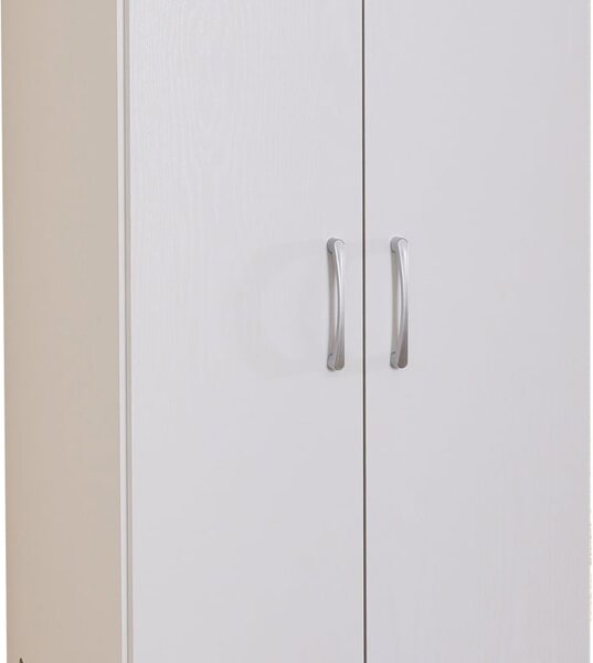 Dulap 2 usi Jonar alb melamina 60x42x180 cm