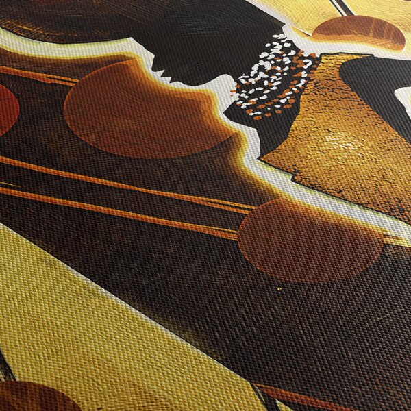 Tablou cu pictură artistică străveche (150x105 cm)