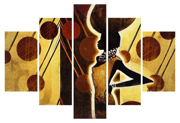Tablou cu pictură artistică străveche (150x105 cm)
