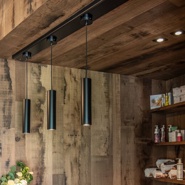 SLV Patta-I lampă LED încast. unghi., negru mat, reglabil, Negru, Camera de zi / sufragerie, Metal, Modern, Luminile încastrate unghiulare