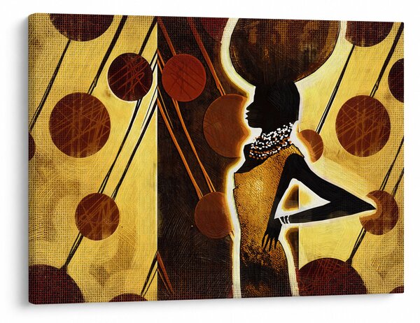 Tablou cu pictură artistică străveche (70x50 cm)