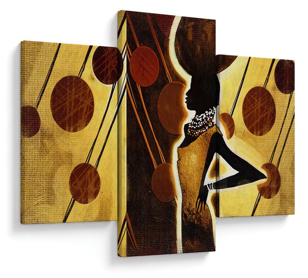 Tablou cu pictură artistică străveche (90x60 cm)