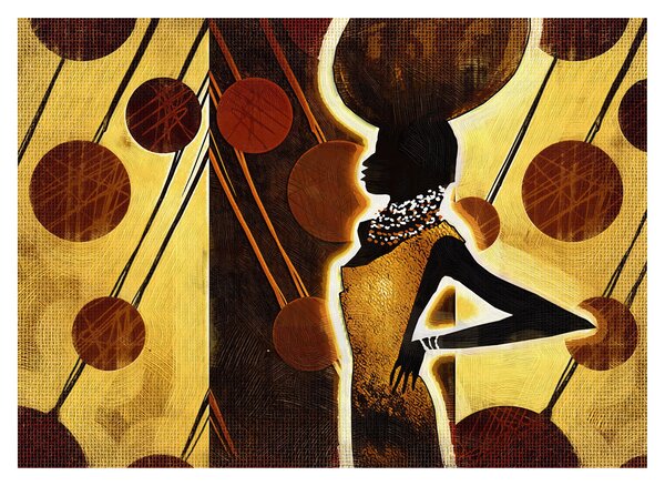 Tablou cu pictură artistică străveche (70x50 cm)
