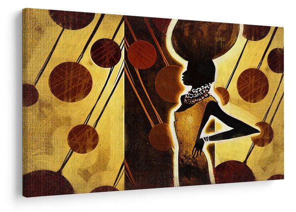 Tablou cu pictură artistică străveche (90x60 cm)