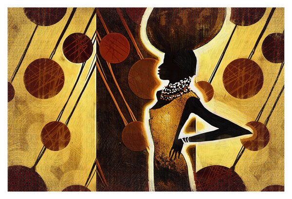 Tablou cu pictură artistică străveche (90x60 cm)