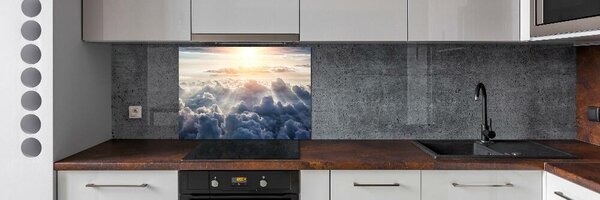 Panou sticla securizata bucatarie Nori din aer