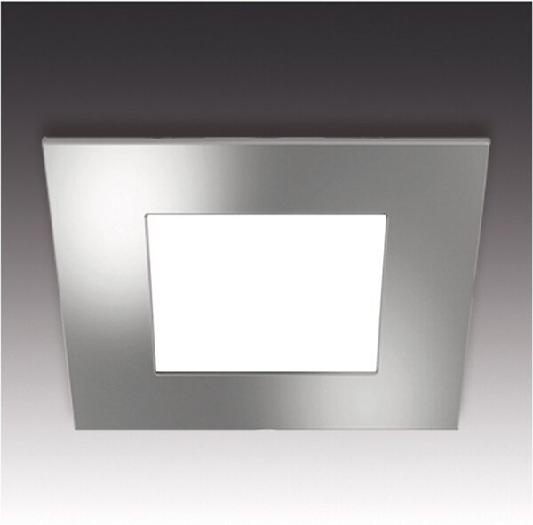 Hera Lampă încastrată pătrată FQ 68-LED set 3x alb cald, Metalic, Camera de zi / sufragerie, Plastic, Modern, Montarea mobilierului