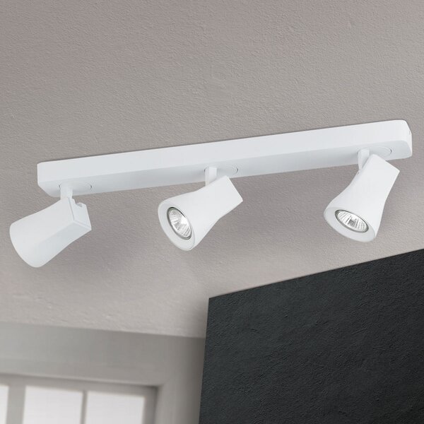 ORION Apot aplicat Aurora reglabil, 3 becuri, reglabil, Alb, Camera de zi / sufragerie, Metal, Modern, Plafon de forme speciale