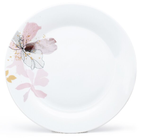 Set de masă din 18 piese Arôme Home Iris, alb extra