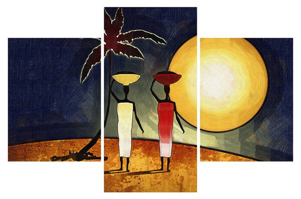 Tabloul picturii străvechi (90x60 cm)