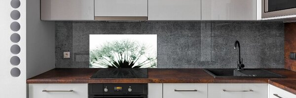 Panou sticlă decorativa bucătărie semințe de papadie