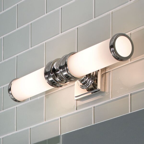 FEISS Lumina oglinzii cu LED-uri Payne 2-lumină., reglabil, Metalic, Baie, Sticlă