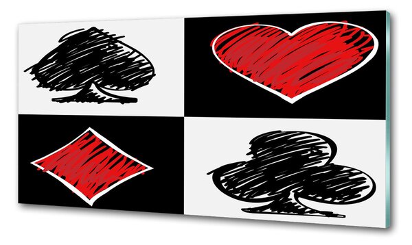 Panou sticla securizata bucatarie culori Card