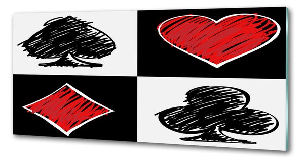Panou sticla securizata bucatarie culori Card