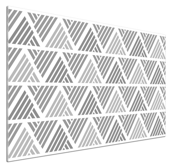Sticlă pentru bucătărie fundal geometrică