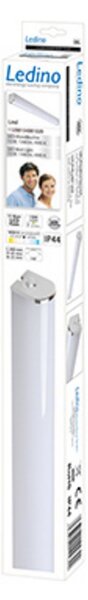 Ledino LED de perete pentru baie Lind IP44 4.000 K crom/alb, Metalic, Baie, Metal