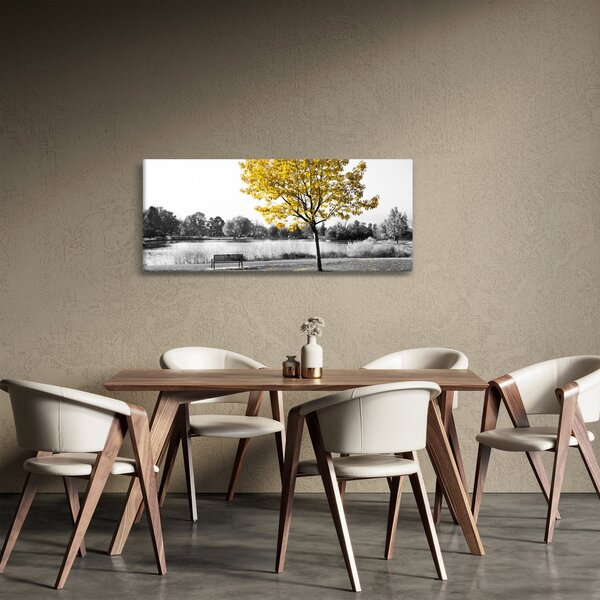 Tablou - relaxare în parc (120x50 cm)