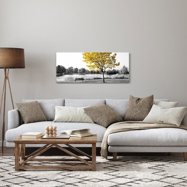 Tablou - relaxare în parc (120x50 cm)