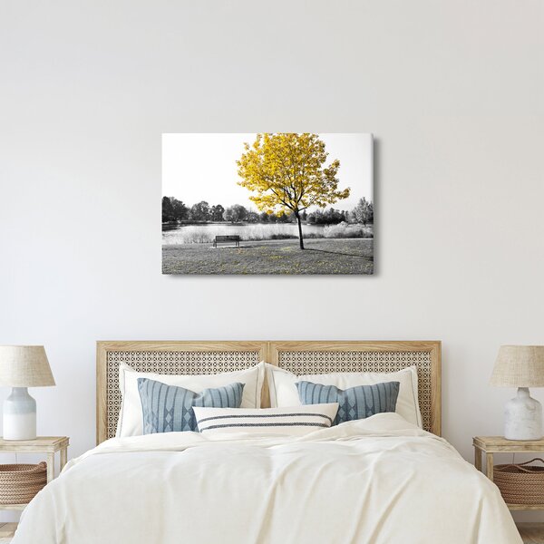 Tablou - relaxare în parc (90x60 cm)