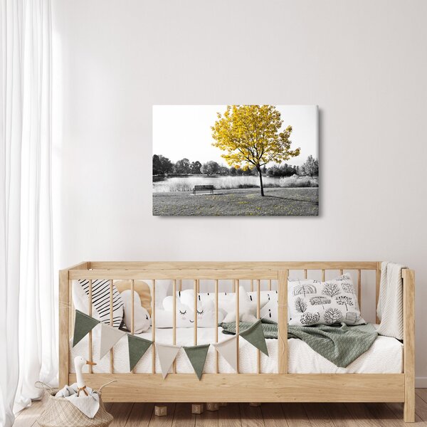 Tablou - relaxare în parc (90x60 cm)