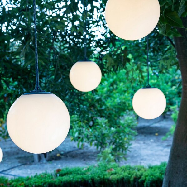 Newgarden Norai LED lumină decorativă cu baterie reîncărcabilă, gri, reglabil, Alb, Plastic, Modern