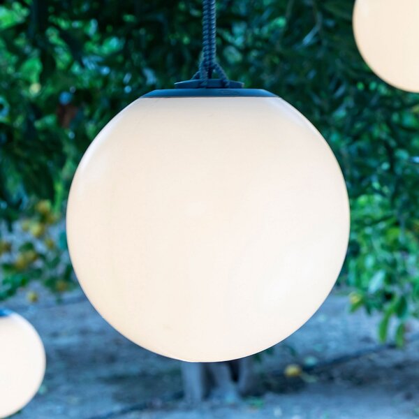 Newgarden Norai LED lumină decorativă cu baterie reîncărcabilă, gri, reglabil, Alb, Plastic, Modern