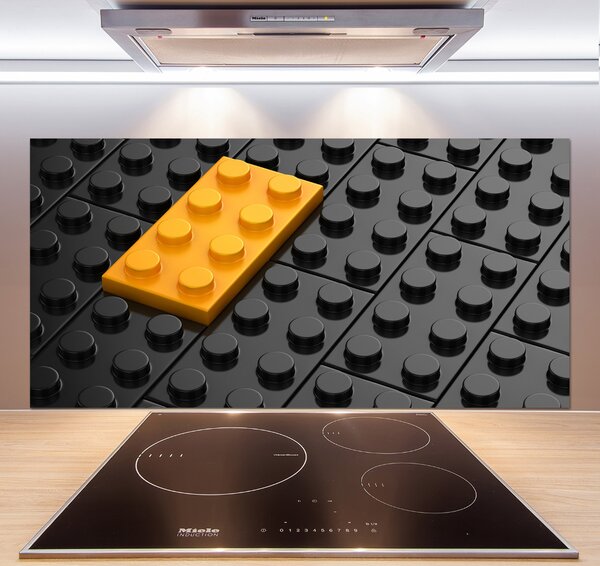 Panou perete bucătărie cărămizi Lego