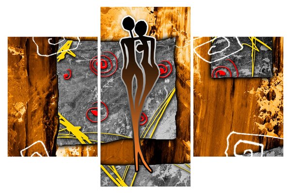 Tablou picturii străveche (90x60 cm)