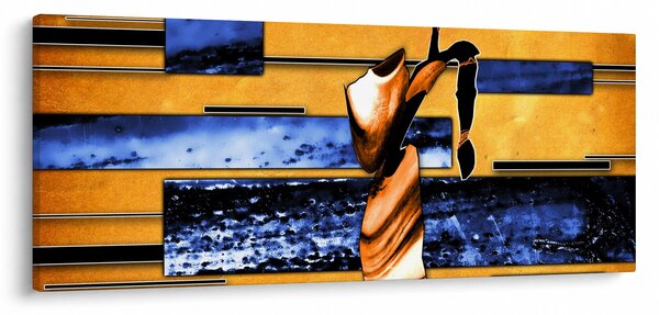 Tablou picturii abstracte (120x50 cm)