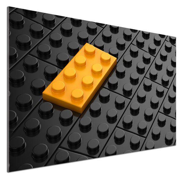 Panou perete bucătărie cărămizi Lego