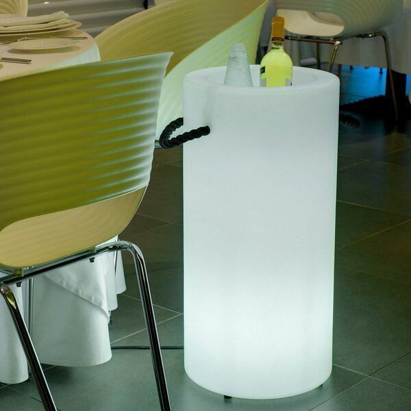 Newgarden Palma LED cu LED-uri răcitor de sticle Solar + baterie, reglabil, Alb, Plastic, Modern