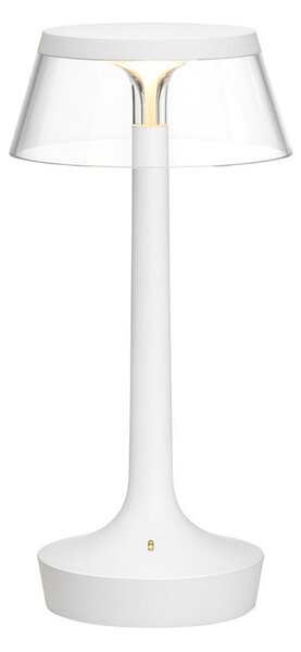 FLOS Bon Jour unplugged lampă masă LED încărcabilă, reglabil, Transparent, Hol, Plastic, Design