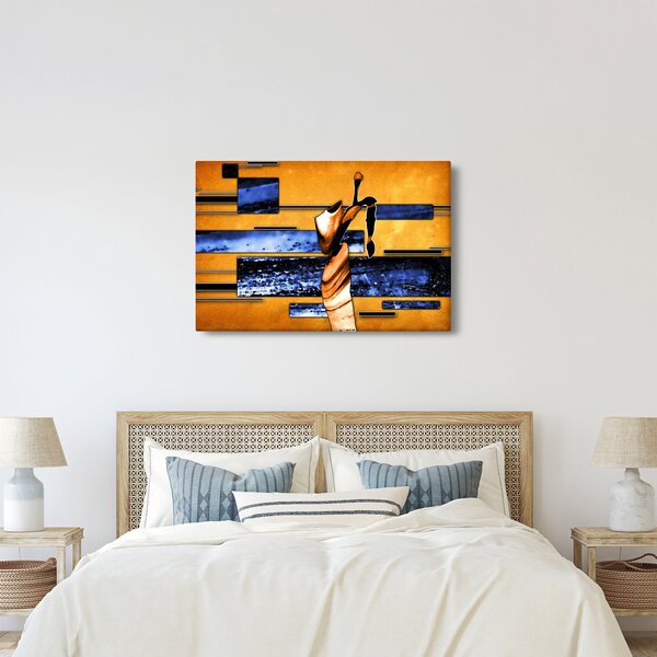 Tablou picturii abstracte (90x60 cm)