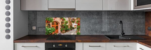 Panou sticla securizata bucatarie stradă fermecătoare