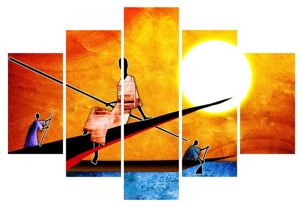 Tablou picturii epochale străveche (150x105 cm)
