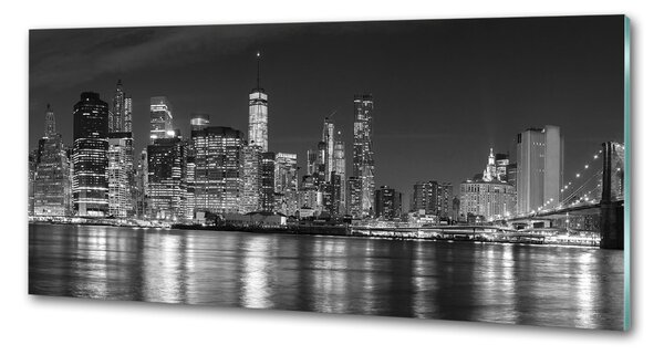 Panou de bucătărie Manhattan pe timp de noapte