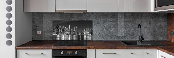 Panou de bucătărie Manhattan pe timp de noapte