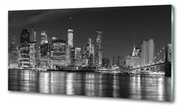 Panou de bucătărie Manhattan pe timp de noapte