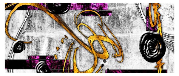 Tablou abstracției (120x50 cm)