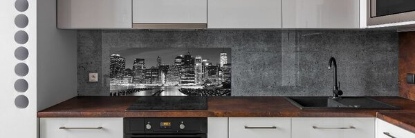 Panou de bucătărie Manhattan pe timp de noapte