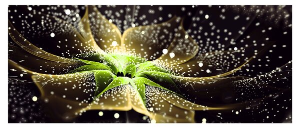 Tablou - Detaliu florii (120x50 cm)