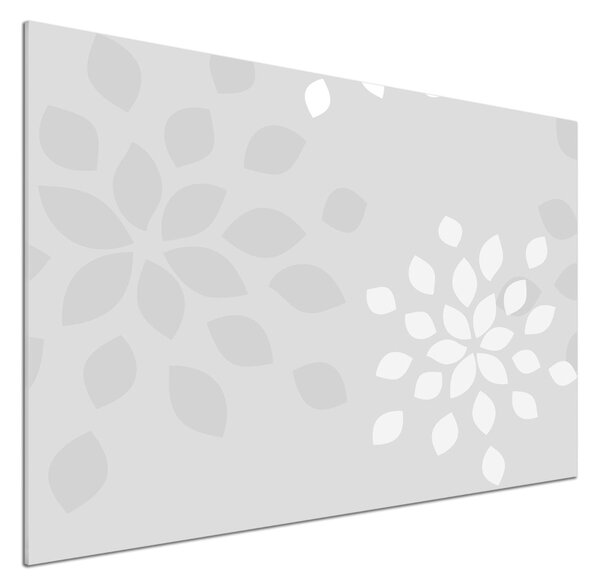 Sticlă pentru bucătărie model floral