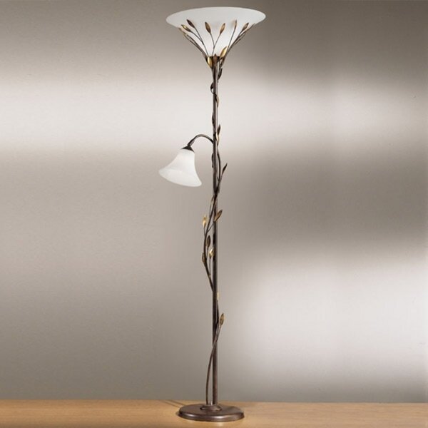 Kögl CAMPANA uplighter rustic, reglabil, Maro / Rugină, Camera de zi / sufragerie, Metal, Casă de țară / Rustic