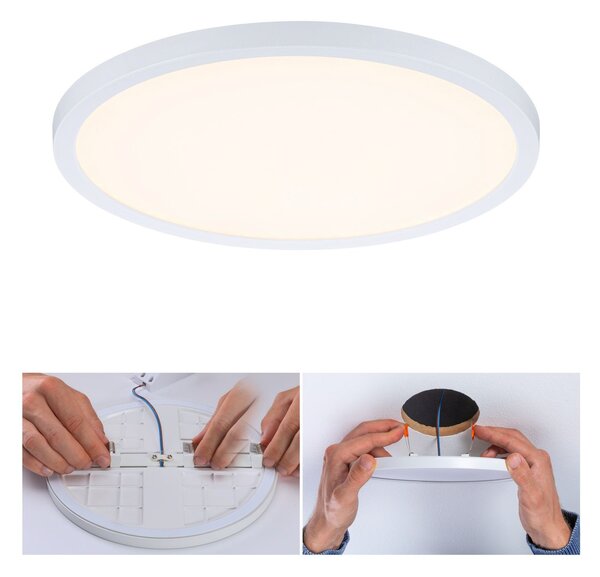 Paulmann Panel Areo 830 rotund alb 3stepdim 23cm, reglabil, Alb, Camera de zi / sufragerie, Plastic, Modern